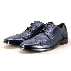 Cole Haan Men's Wingtip Brogue Dress Shoes Size 11.5 Leather Black C07964