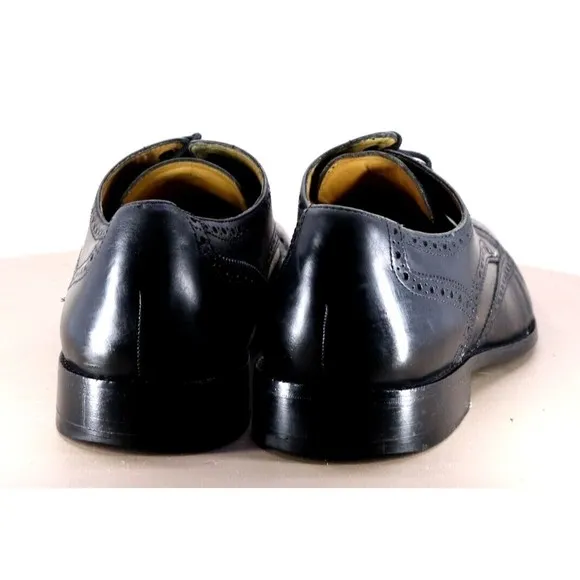 Cole Haan Men's Wingtip Brogue Dress Shoes Size 11.5 Leather Black C07964