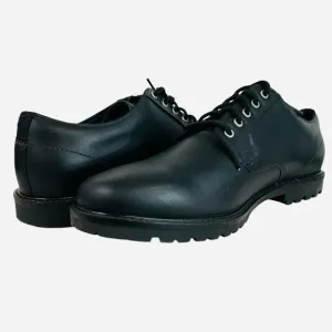 Cole Haan Midland Lug Plain Toe Oxford Dress Shoes Black C38472 Mens Size 10.5