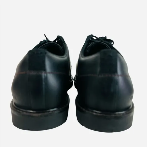 Cole Haan Midland Lug Plain Toe Oxford Dress Shoes Black C38472 Mens Size 10.5