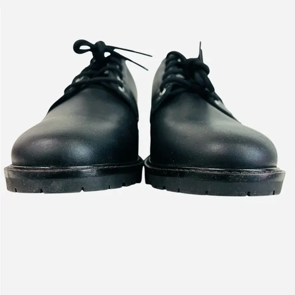 Cole Haan Midland Lug Plain Toe Oxford Dress Shoes Black C38472 Mens Size 10.5