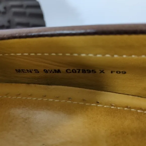 Cole Haan NikeAir Penny Loafers Men's Sz 9.5M Light Brown Leather Dress Shoes