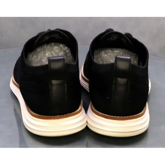 Cole Haan Original Grand $150 Men's Knit Light Oxfords Casual Shoes Sz 8.5 Black