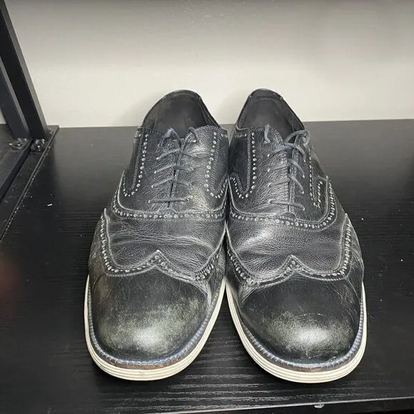 Cole Haan Original Grand II Men's Wingtip Dress Shoes Size 16 Black C21226