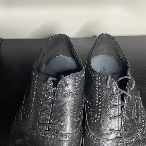 Cole Haan Original Grand II Men's Wingtip Dress Shoes Size 16 Black C21226