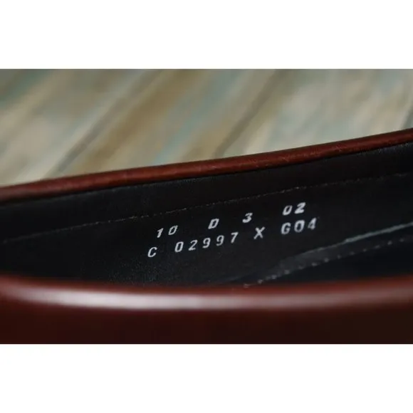 Cole Haan Pinch Tassel Loafers Size 10 Black Brown Leather Dress Shoes C02997