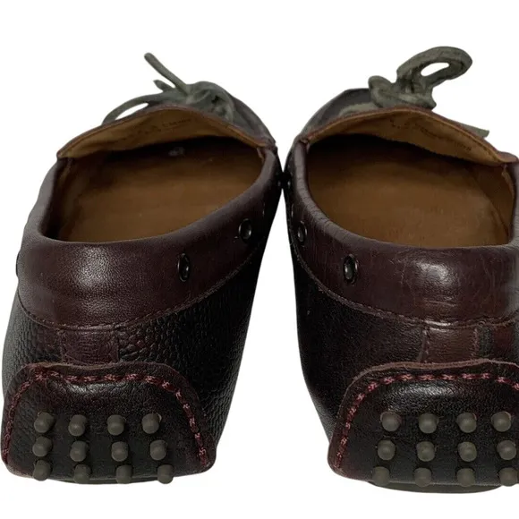 Cole Haan Shoes Mens 9D Pebbled Leather Classic Driver C20593 Reddish Brown