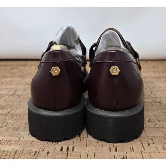 Cole Haan‎ Shoes Womens 6.5B Geneva Chain Hardware Loafer Flats Bloodstone