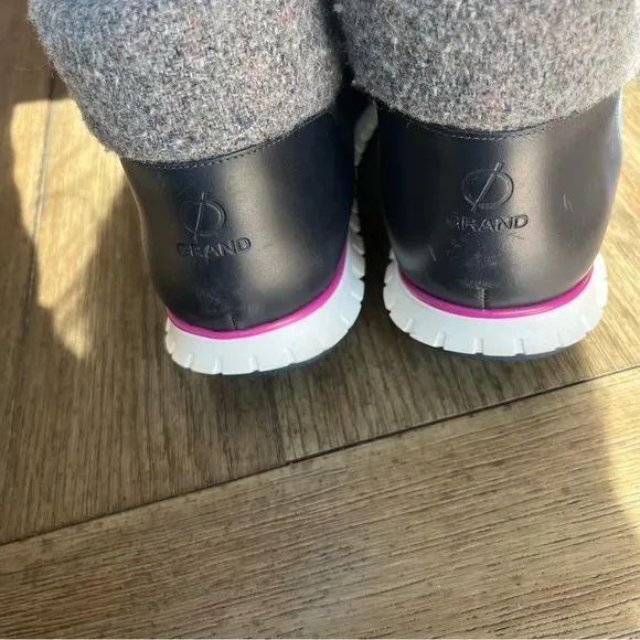 Cole Haan Women's Gray and purple Zerogrand Boots