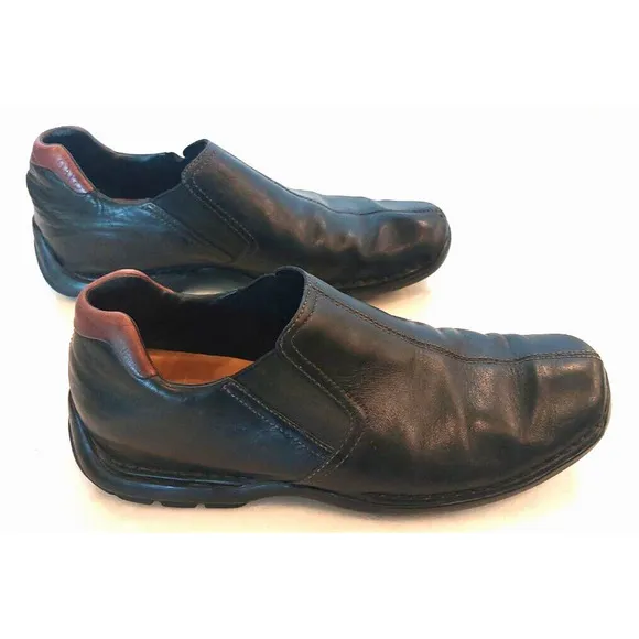 Cole Haan Zeno Slip On Leather Loafers C02934 - Black 9.5‎ M EUC