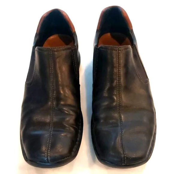Cole Haan Zeno Slip On Leather Loafers C02934 - Black 9.5‎ M EUC