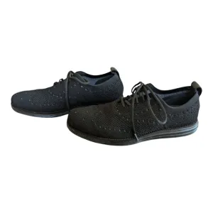 Cole Haan Zerogrand OriginalGrand Mens Black Wingtip Oxford Shoes 9 Black