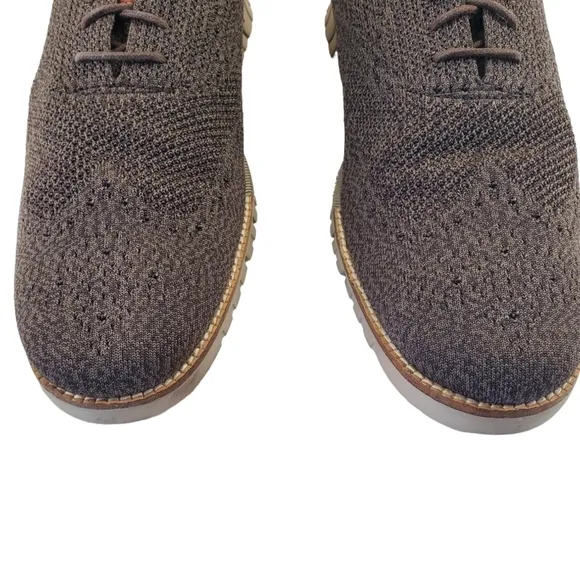 Cole Haan Zerogrand Stitchlite Oxford Shoes Mens 13 M Wingtip Laser Cut Brown