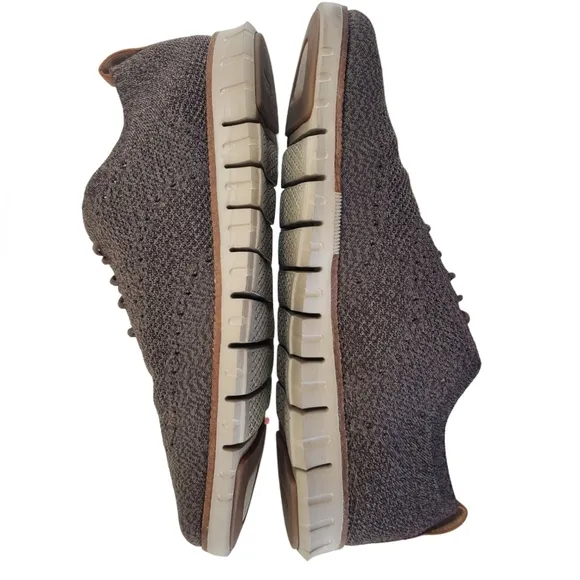 Cole Haan Zerogrand Stitchlite Oxford Shoes Mens 13 M Wingtip Laser Cut Brown