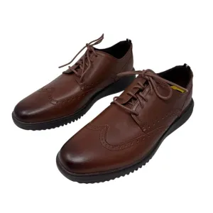 Cole Haan Men's Size 11 Grand Plus Wingtip Dress Shoes Oxford Brown New