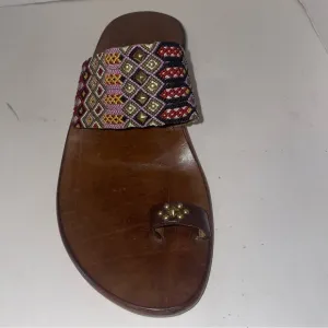 Colleen Cordero studded playa Brown sandals size 7