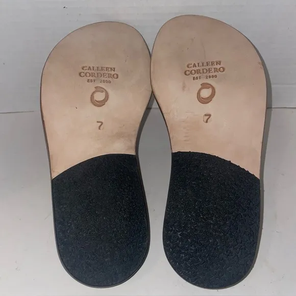 Colleen Cordero studded playa Brown sandals size 7