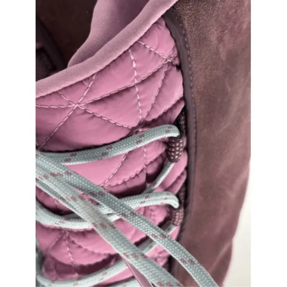 Columbia Boots Waterproof Winter Tall Loveland Kids Girls‎ 4 Purple Pink Lace Up