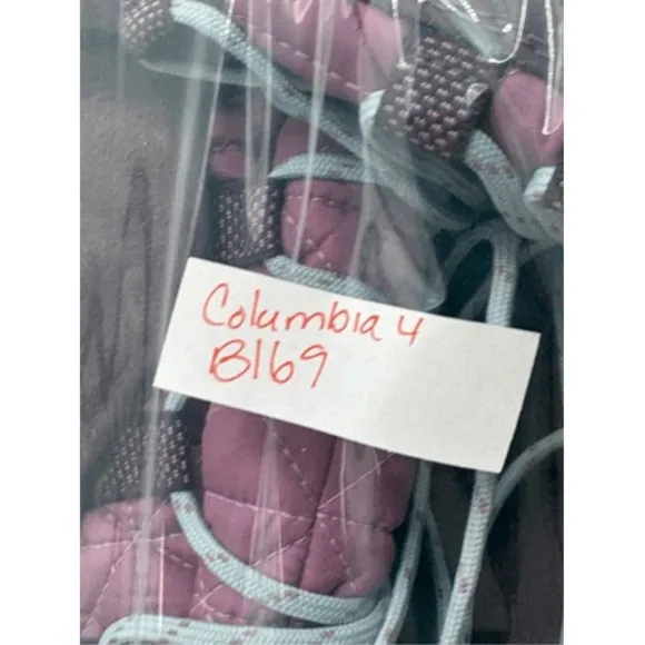Columbia Boots Waterproof Winter Tall Loveland Kids Girls‎ 4 Purple Pink Lace Up