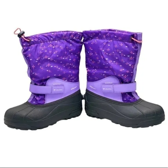 Columbia Powderbug Forty Print Snow Winter Boots NIB