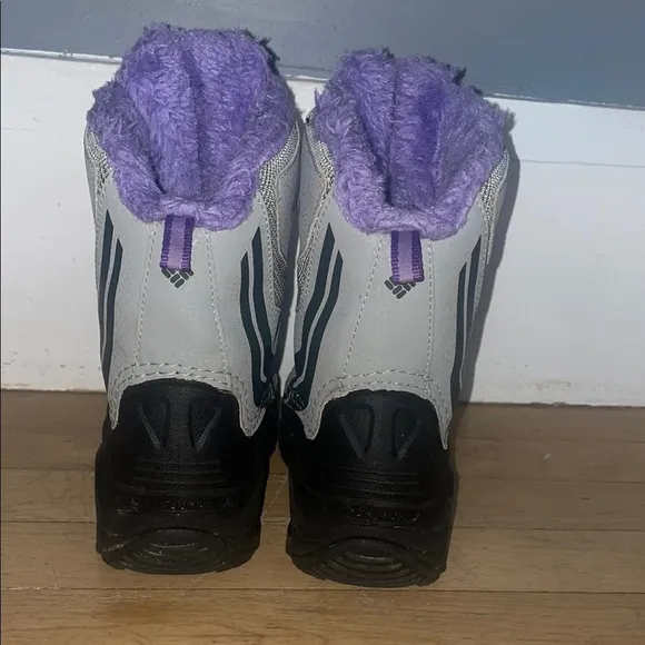 Columbia Purple and Gray Winter Boots