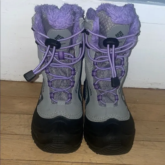 Columbia Purple and Gray Winter Boots