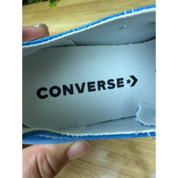 Converse CT All Stars Low Top Sneakers Shoes Snorkel Blue White Mens 5 Womens 7