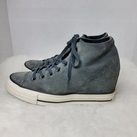 Converse CTAS Lux Mid Women's Hidden Heel Sneakers Shoes Size 8