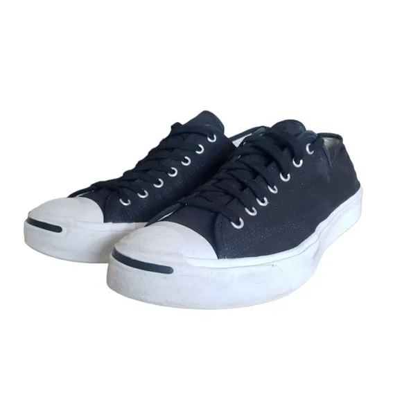 Converse Jack Purcell Pro Men's Size 13 Black Canvas Low Top Shoes Sneakers