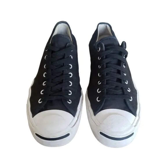 Converse Jack Purcell Pro Men's Size 13 Black Canvas Low Top Shoes Sneakers