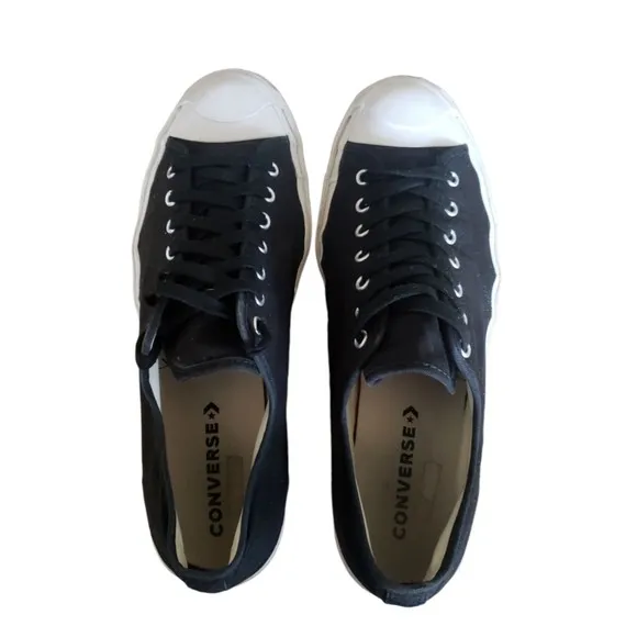 Converse Jack Purcell Pro Men's Size 13 Black Canvas Low Top Shoes Sneakers