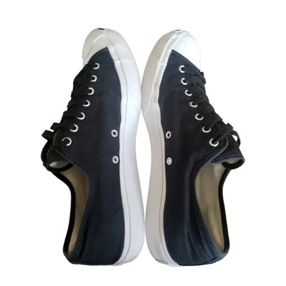 Converse Jack Purcell Pro Men's Size 13 Black Canvas Low Top Shoes Sneakers