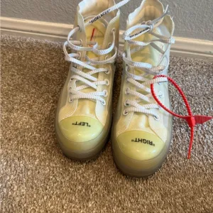 Converse Off-White x Chuck 70 &quot;Vulcanized&quot; The Ten - White Hi Top