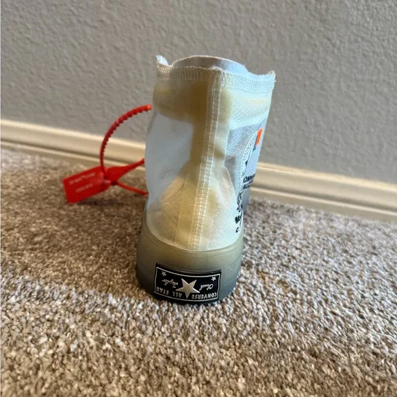Converse Off-White x Chuck 70 &quot;Vulcanized&quot; The Ten - White Hi Top