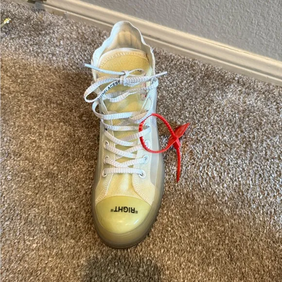Converse Off-White x Chuck 70 &quot;Vulcanized&quot; The Ten - White Hi Top