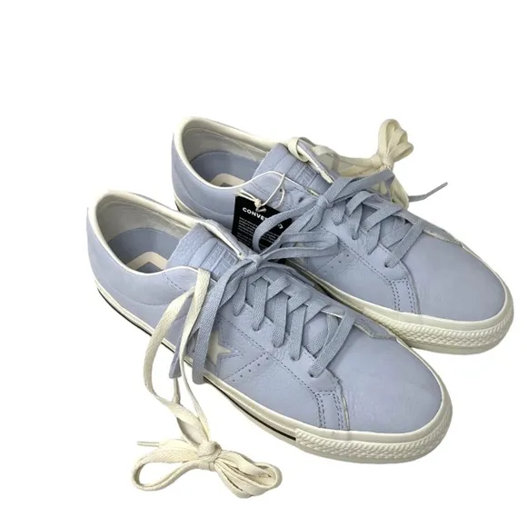 Converse One Star Pro OX Sneakers Low Women's Suede Blue Casual Shoes A02942C