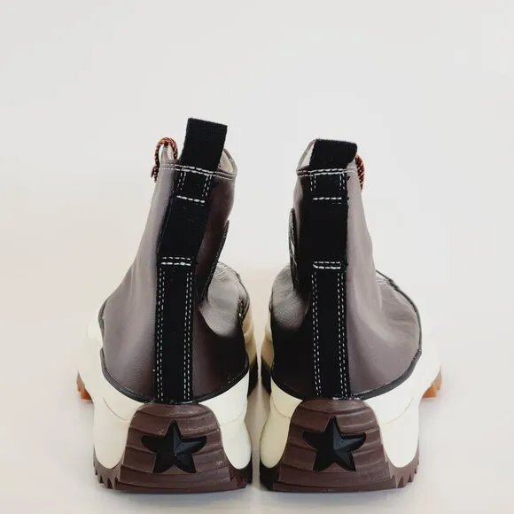 Converse Run Star Hike 'Dark Root Egret' Men's Leather Sneakers A03742C NWT