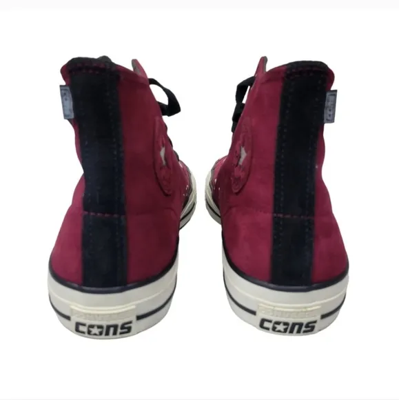 Converse Skate Chuck Taylor All Star Pomegranate Red High Top Shoes Size 8