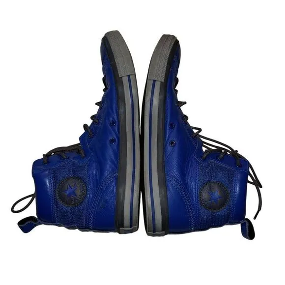 Converse Mens 11 Chuck Taylor PC Rambler High Top Athletic Sneakers Shoes Blue