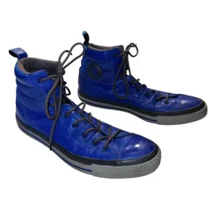 Converse Mens 11 Chuck Taylor PC Rambler High Top Athletic Sneakers Shoes Blue