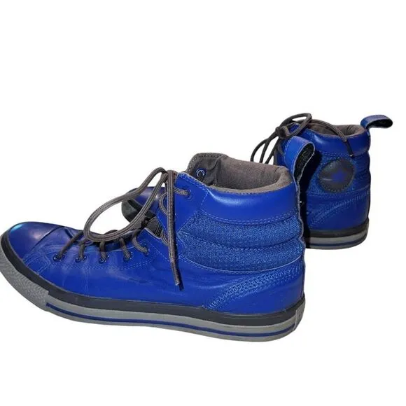 Converse Mens 11 Chuck Taylor PC Rambler High Top Athletic Sneakers Shoes Blue