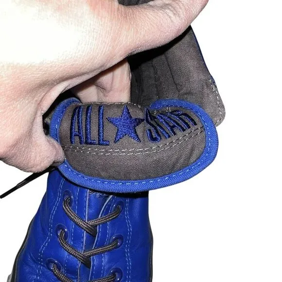 Converse Mens 11 Chuck Taylor PC Rambler High Top Athletic Sneakers Shoes Blue