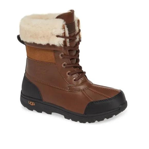 COPY - Ugg Butte II Waterproof Winter Boots Worchester Brown Big Kid Size 4
