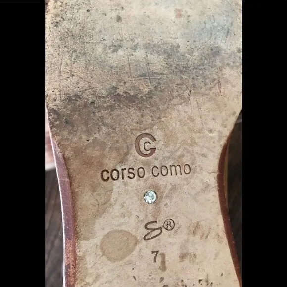 Corso Como Spiro - Whiskey Burnish Laser Cut Boots