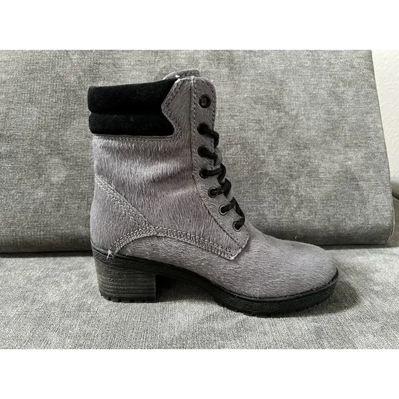 Cougar Boots Darbi Genuine Calf Hair Gray Waterproof Ankle 6 Women Rated -11° BN