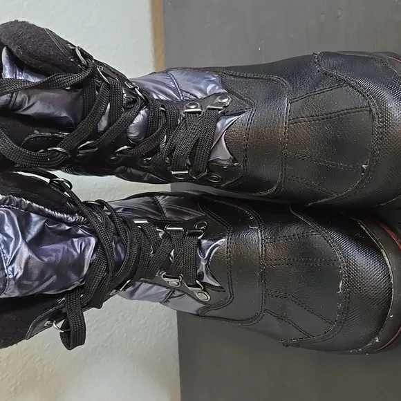 Cougar Chamonix Metallic Blue Winter Boots Size 6