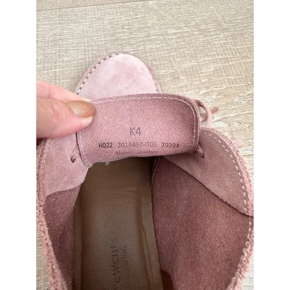 Crewcuts Mcalister Desert Boots For Kids K4 Pink Suede