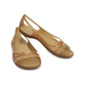 Crocs Rare Metallic Bronze  Isabella Jelly Sandals 9