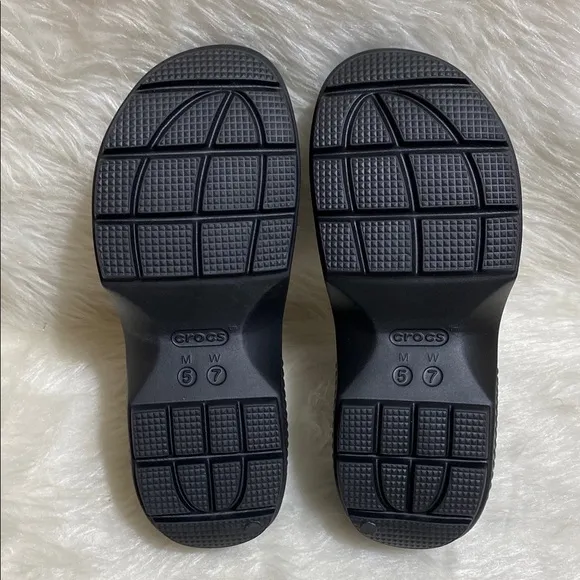 Crocs Stomp High Shine Platform Loafers (NWOT)