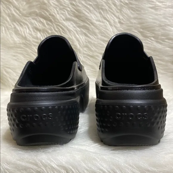Crocs Stomp High Shine Platform Loafers (NWOT)